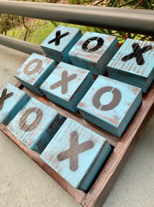 Tic Tac Toe Wooden Game Set